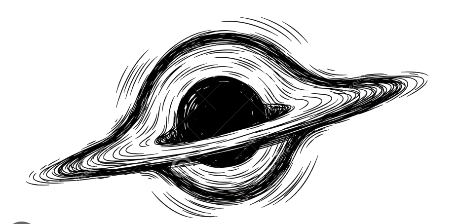 Black hole illustration
